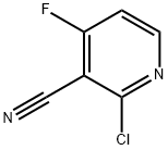 2-Chloro-4-fluoronicotinonitrile Struktur