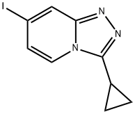 3-Cyclopropyl-7-iodo-[1,2,4]triazolo[4,3-a]pyridine Struktur