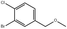 2-Bromo-1-chloro-4-methoxymethyl-benzene Struktur