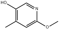 5-Hydroxy-2-methoxy-4-methylpyridine Struktur