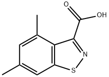 4,6-Dimethylbenzo[d]isothiazole-3-carboxylic acid Struktur