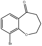 9-BROMO-2,3,4,5-TETRAHYDRO-1-BENZOXEPIN-5-ONE Struktur