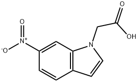 2-(6-NITRO-1H-INDOL-1-YL)ACETICACID Struktur