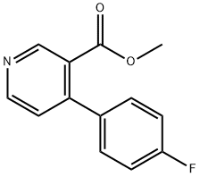 Methyl 4-(4-fluorophenyl)nicotinate Struktur