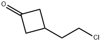 Cyclobutanone, 3-(2-chloroethyl)- Struktur