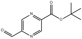 tert-butyl 5-formylpyrazine-2-carboxylate Struktur