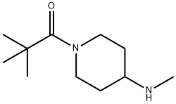 2,2-Dimethyl-1-(4-(methylamino)piperidin-1-yl)propan-1-one Struktur