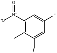 1,5-Difluoro-2-methyl-3-nitro-benzene Struktur