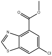 6-Chlorobenzothiazole-4-carboxylic acid methyl ester Struktur