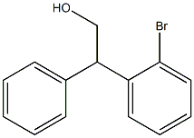 2-(2-Bromophenyl)-2-phenylethan-1-ol Struktur