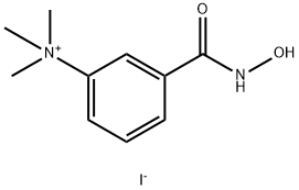 (3-HYDROXYCARBAMOYLPHENYL)TRIMETHYLAMMONIUM IODIDE Struktur