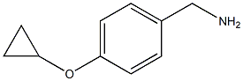 (4-cyclopropoxyphenyl)methanamine Struktur