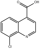 8-chloroquinoline-4-carboxylic acid Struktur