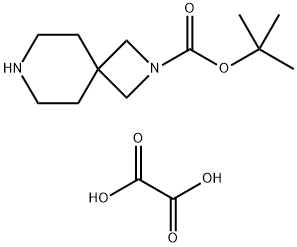 tert-Butyl 2,7-diazaspiro[3.5]nonane-2-carboxylate oxalate Struktur