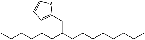 3-(2-Hexyl-decyl)-thiophene Struktur