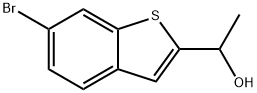 1-(6-Bromobenzo[b]thiophen-2-yl)ethanol Struktur