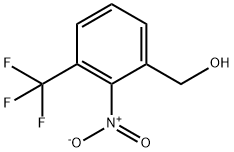 (2-nitro-3-(trifluoromethyl)phenyl)methanol Struktur