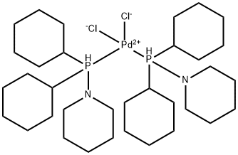 (DICYCLOHEXYL-1-PIPERIDINYLPHOSPHINE)PALLADIUM(II), 1227935-55-8, 結(jié)構(gòu)式