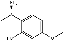 2-((1S)-1-AMINOETHYL)-5-METHOXYPHENOL Struktur