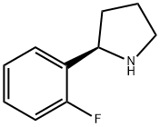 (2R)-2-(2-FLUOROPHENYL)PYRROLIDINE Struktur