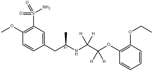 Tamsulosin-D4 Struktur