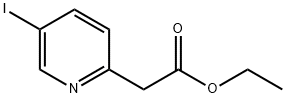 Ethyl 2-(5-iodopyridin-2-yl)acetate Struktur