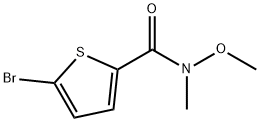 5-BROMO-N-METHOXY-N-METHYLTHIOPHENE-2-CARBOXAMIDE(WXG03022) Struktur