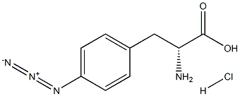 4-Azido-D-phenylalanine HCl Struktur