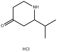 4-Piperidinone, 2-(1-methylethyl)-, hydrochloride Struktur