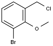 1-Bromo-3-(chloromethyl)-2-methoxybenzene Struktur