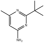 2-tert-Butyl-6-methyl-pyrimidin-4-ylamine Struktur