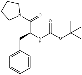 (S)-[2-Oxo-1-(phenylmethyl)-2-(1-pyrrolidinyl)ethyl]-carbamic acid 1,1-dimethylethyl ester