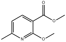 METHYL 2-METHOXY-6-METHYLPYRIDINE-3-CARBOXYLATE Struktur