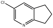 3-Chloro-6,7-dihydro-5H-cyclopenta[b]pyridine Struktur