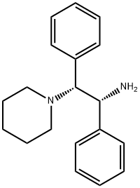 (1R,2R)-1,2-diphenyl-1-Piperidineethanamine Struktur