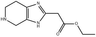 (4,5,6,7-Tetrahydro-3H-imidazo[4,5-c]pyridin-2-yl)-acetic acid ethyl ester Structure