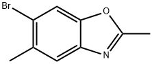 6-Bromo-2,5-dimethyl-benzooxazole Struktur