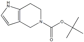 tert-Butyl 6,7-dihydro-1H-pyrrolo[3,2-c]pyridine-5(4H)-carboxylate Struktur