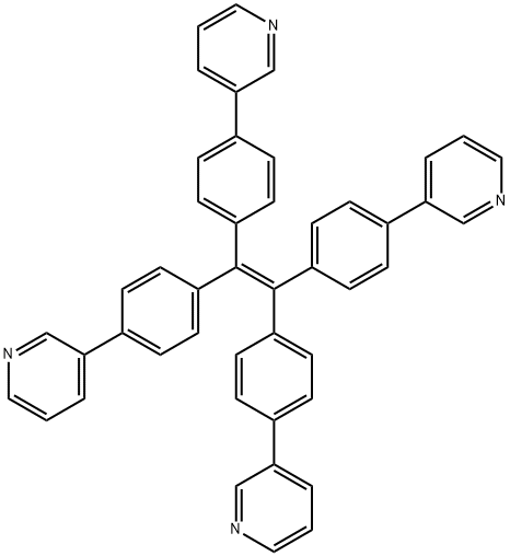 tetra-(3-pyridylphenyl)ethylene Struktur