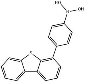 B-[4-(4-dibenzothienyl)phenyl]-boronic acid Struktur