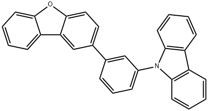 9-[3-(Dibenzo[b,d]furan-2-yl)phenyl]-9H-carbazole Struktur