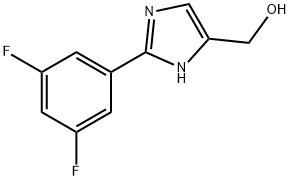 [2-(3,5-Difluoro-phenyl)-1H-imidazol-4-yl]-methanol Struktur