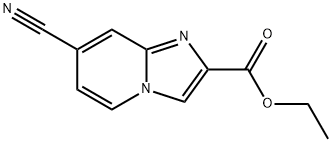 7-Cyano-imidazo[1,2-a]pyridine-2-carboxylic acid ethyl ester, 1354555-26-2, 結(jié)構(gòu)式