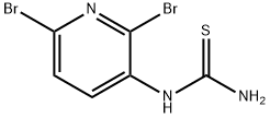 1-(2,6-Dibromopyridin-3-yl)thiourea Struktur