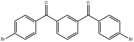 1,3-phenylenebis((4-bromophenyl)methanone) Struktur