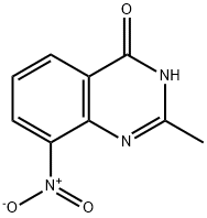 2-Methyl-8-nitro-3H-quinazolin-4-one Struktur