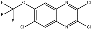 2,3,6-Trichloro-7-(trifluoromethoxy)quinoxaline Struktur