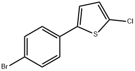 2-(4-Bromo-phenyl)-5-chloro-thiophene Struktur