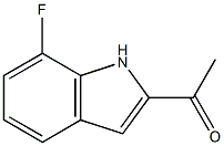 1-(7-Fluoro-1H-indol-2-yl)ethanone Struktur