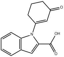 1-(3-Oxocyclohex-1-en-1-yl)-1H-indole-2-carboxylic acid Struktur